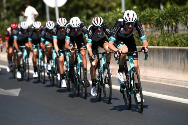 Lucas Hamilton of Australia and Team BikeExchange leads the peloton during the 76th Tour of Spain 2021, Stage 12 a 175 km stage from Jaén to Córdoba...