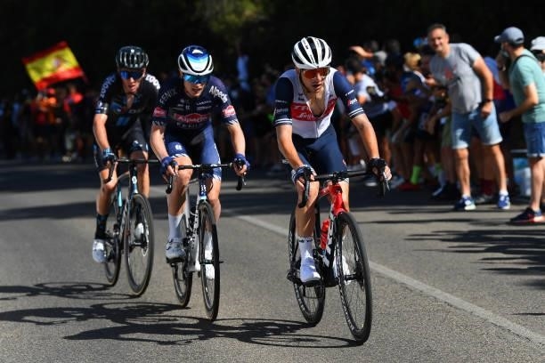Giulio Ciccone of Italy and Team Trek - Segafredo competes in the breakaway during the 76th Tour of Spain 2021, Stage 12 a 175 km stage from Jaén to...