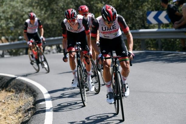 Joseph Lloyd Dombrowski of United States and UAE Team Emirates during the 76th Tour of Spain 2021, Stage 12 a 175 km stage from Jaén to Córdoba /...