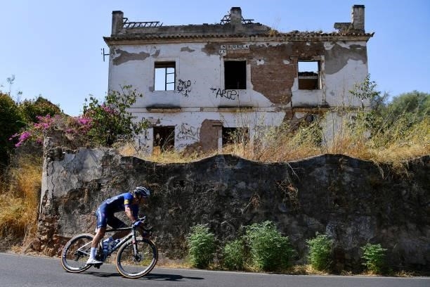 Zdenek Stybar of Czech Republic and Team Deceuninck - Quick-Step competes during the 76th Tour of Spain 2021, Stage 12 a 175 km stage from Jaén to...