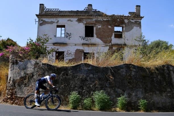 Sep Vanmarcke of Belgium and Team Israel Start-Up Nation competes during the 76th Tour of Spain 2021, Stage 12 a 175 km stage from Jaén to Córdoba /...