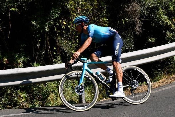 Luis Leon Sanchez Gil of Spain and Team Astana – Premier Tech competes during the 76th Tour of Spain 2021, Stage 12 a 175 km stage from Jaén to...