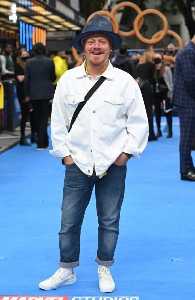 Leigh Francis attends the UK premiere of "Shang-Chi and the Legend of the Ten Rings