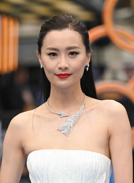 Fala Chen attends the UK premiere of "Shang-Chi and the Legend of the Ten Rings