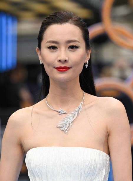 Fala Chen attends the UK premiere of "Shang-Chi and the Legend of the Ten Rings