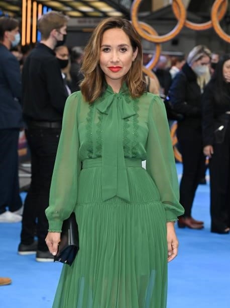 Myleene Klass attends the UK premiere of "Shang-Chi and the Legend of the Ten Rings