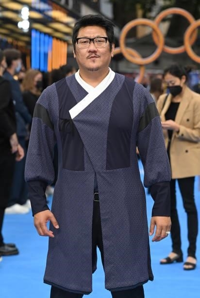Benedict Wong attends the UK premiere of "Shang-Chi and the Legend of the Ten Rings