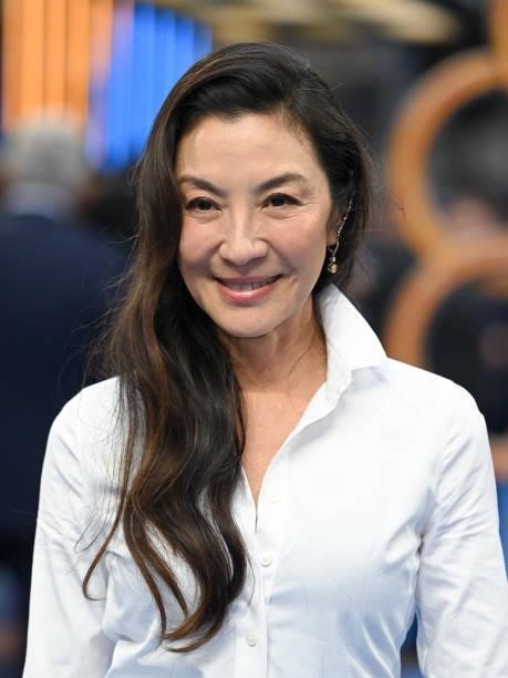 Michelle Yeoh attends the UK premiere of "Shang-Chi and the Legend of the Ten Rings