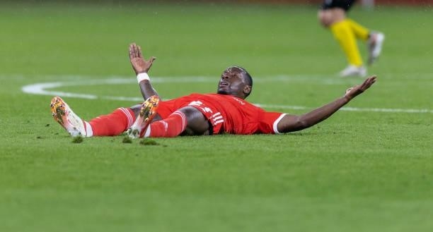 Sheraldo Becker of 1.FC Union Berlin reacts during the UEFA Conference League Play-Offs Leg Two match between 1. FC Union Berlin and Kuopion PS at...