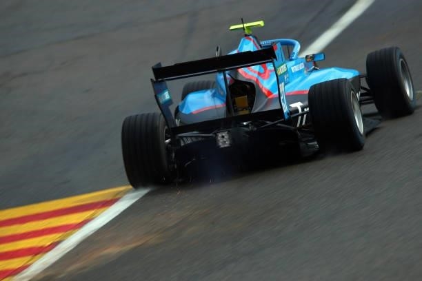 Johnathan Hoggard of Great Britain and Jenzer Motorsport drives during qualifying ahead of Round 5:Spa-Francorchamps of the Formula 3 Championship at...