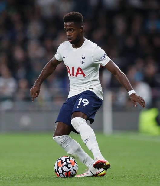 Ryan Sessegnon of Tottenham Hotspur during the UEFA Conference League Play-Offs Leg Two match between Tottenham Hotspur and Pacos de Ferreira at on...