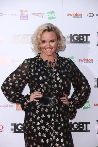 Charlie Brooks attends the British LGBT Awards 2021 at The Brewery on August 27, 2021 in London, England.