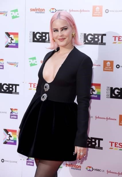 Anne-Marie attends the British LGBT Awards 2021 at The Brewery on August 27, 2021 in London, England.