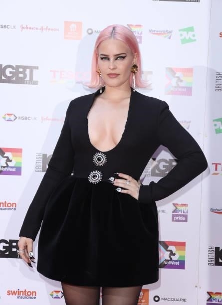 Anne-Marie attends the British LGBT Awards 2021 at The Brewery on August 27, 2021 in London, England.