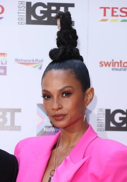 Alesha Dixon attends the British LGBT Awards 2021 at The Brewery on August 27, 2021 in London, England.