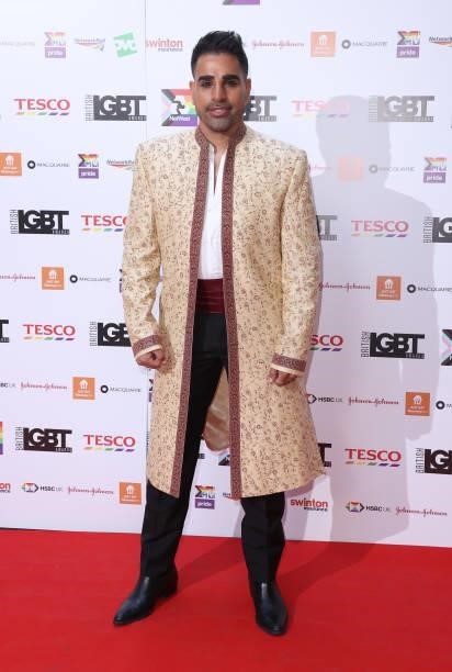 Ranj Singh attends the British LGBT Awards 2021 at The Brewery on August 27, 2021 in London, England.