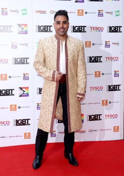 Ranj Singh attends the British LGBT Awards 2021 at The Brewery on August 27, 2021 in London, England.