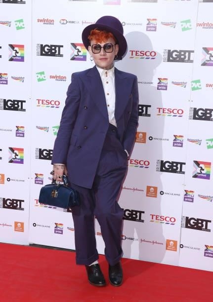 Joe Black attends the British LGBT Awards 2021 at The Brewery on August 27, 2021 in London, England.