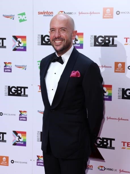 Tom Allen attends the British LGBT Awards 2021 at The Brewery on August 27, 2021 in London, England.