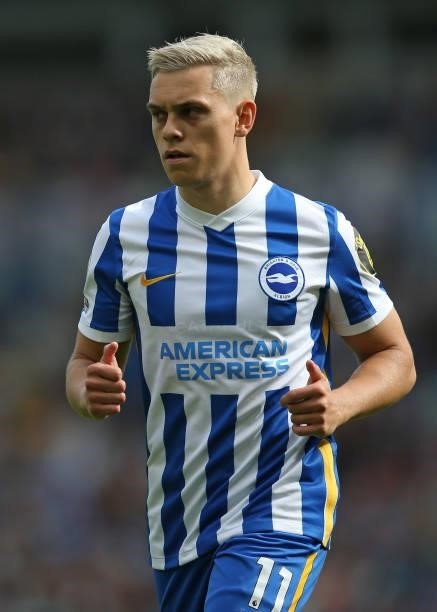 Leandra Trossard of Brighton & Hove Albion during the Premier League match between Brighton & Hove Albion and Everton at American Express Community...