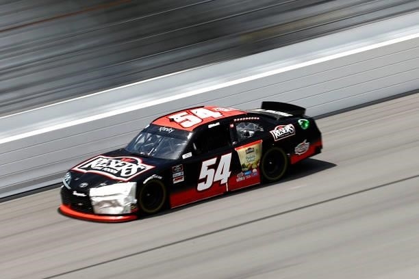 Christopher Bell, driver of the Reser's Fine Foods Toyota, drives during the NASCAR Xfinity Series Wawa 250 at Daytona International Speedway on...