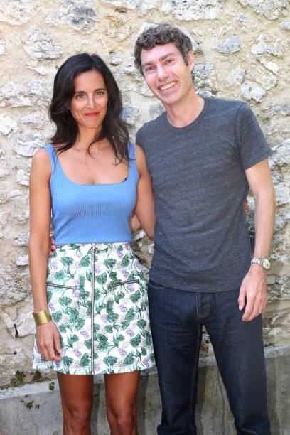 Charline Bourgeois-Tacquet and producer David Thion attend the "Les amours d'Anaïs