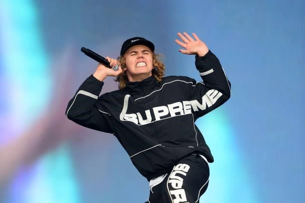 The Kid LAROI performs on Day 3 of Leeds Festival 2021 at Bramham Park on August 29, 2021 in Leeds, England.