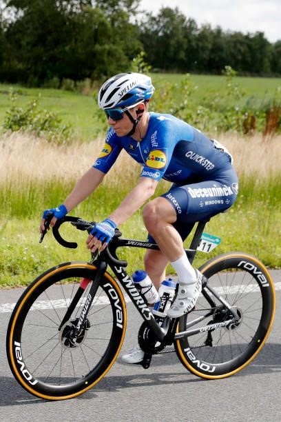 Remco Evenepoel of Belgium and Team Deceuninck - Quick-Step competes during the 17th Benelux Tour 2021, Stage 1 a 169,6km stage from Surhuisterveen...