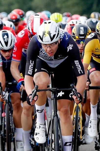 Max Walscheid of Germany and Team Qhubeka Nexthash leads the peloton during the 17th Benelux Tour 2021, Stage 1 a 169,6km stage from Surhuisterveen...