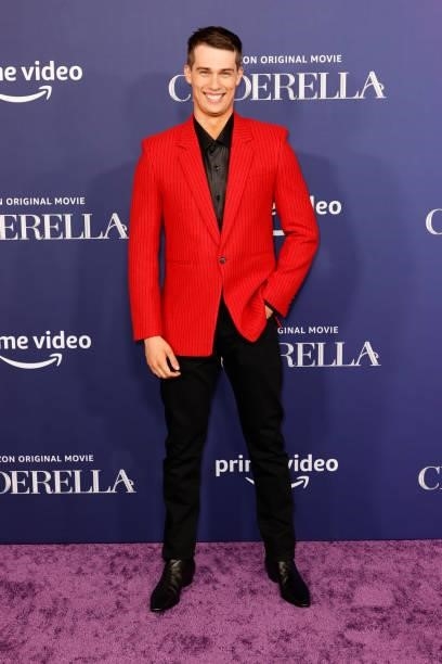Nicholas Galitzine attends the Los Angeles Premiere of Amazon Studios' "Cinderella