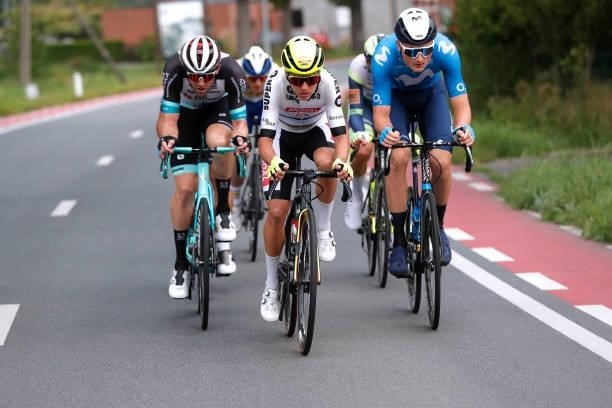 Arjen Livyns of Belgium and Team Bingoal WB White Combativity Jersey leads The Breakaway during the 17th Benelux Tour 2021, Stage 3 a 168,3km stage...