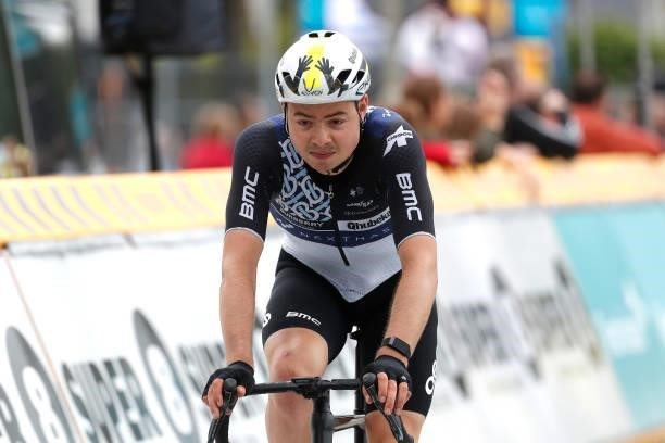 Harry Tanfield of United Kingdom and Team Qhubeka Nexthash crosses the finishing line during the 17th Benelux Tour 2021, Stage 3 a 168,3km stage from...