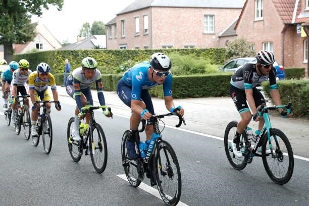Mathias Norsgaard Jørgensen of Denmark and Movistar Team competes in the Breakaway during the 17th Benelux Tour 2021, Stage 3 a 168,3km stage from...