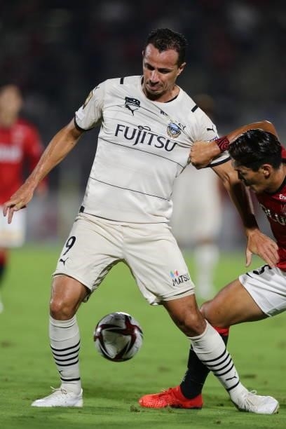 Of Kawasaki Frontale in action during the J.League YBC Levain Cup quarter final first leg between Urawa Red Diamonds and the Urawa Komaba Stadium on...