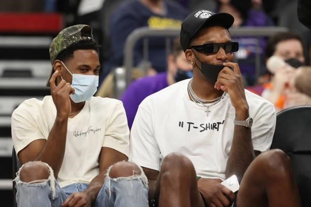 Athlete Torrey Craig attends the WNBA game between the Phoenix Mercury and Chicago Sky at the Footprint Center on August 31, 2021 in Phoenix, Arizona.
