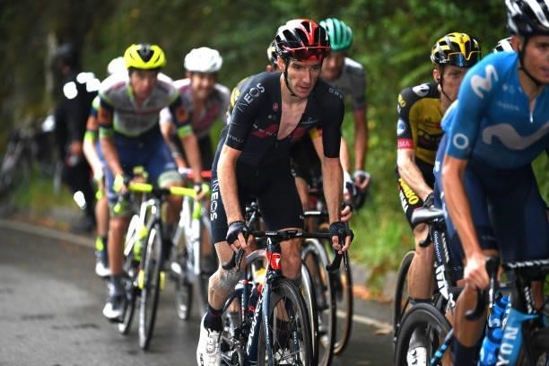 Adam Yates of United Kingdom and Team INEOS Grenadiers competes during the 76th Tour of Spain 2021, Stage 17 a 185,5km stage from Unquera to Lagos de...