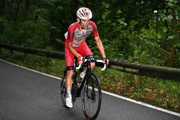 Guillaume Martin of France and Team Cofidis competes during the 76th Tour of Spain 2021, Stage 17 a 185,5km stage from Unquera to Lagos de Covadonga...