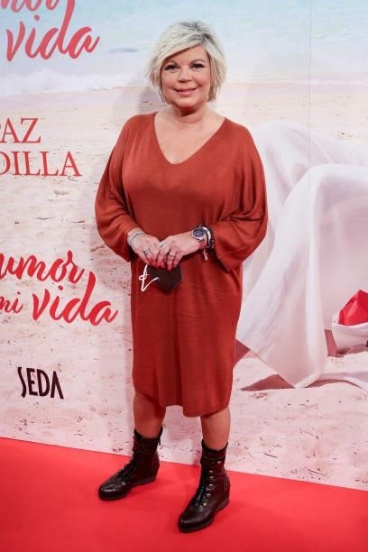 Terelu Campos attends 'El Humor De Mi Vida' premiere at EDP Gran Via theater on September 01, 2021 in Madrid, Spain.