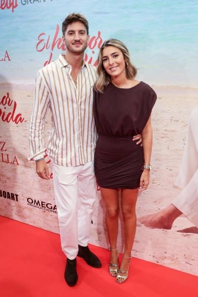 Ivan Martin and Anna Ferrer Padilla attend 'El Humor De Mi Vida' premiere at EDP Gran Via theater on September 01, 2021 in Madrid, Spain.