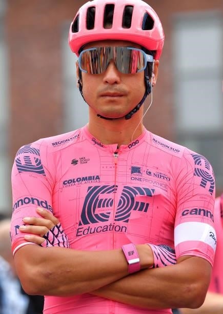 Fumiyuki Beppu of Japan and Team EF Education - Nippo prepares for the race prior to the 17th Benelux Tour 2021, Stage 4 a 166,1km stage from Aalter...