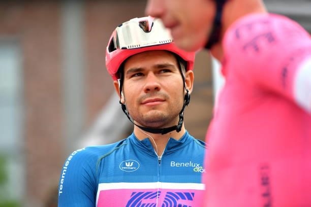 Stefan Bissegger of Switzerland and Team EF Education - Nippo prepares for the race prior to the 17th Benelux Tour 2021, Stage 4 a 166,1km stage from...