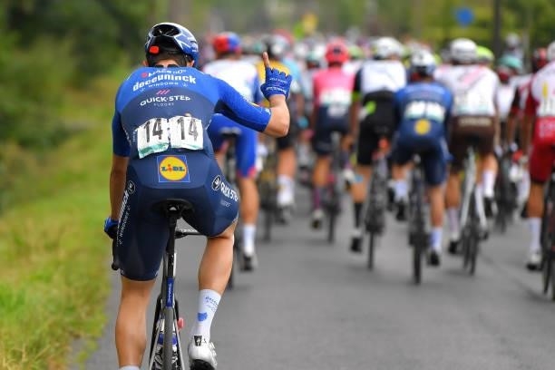 Detailed view of Álvaro José Hodeg Chagui of Colombia and Team Deceuninck - Quick-Step competes during the 17th Benelux Tour 2021, Stage 4 a 166,1km...
