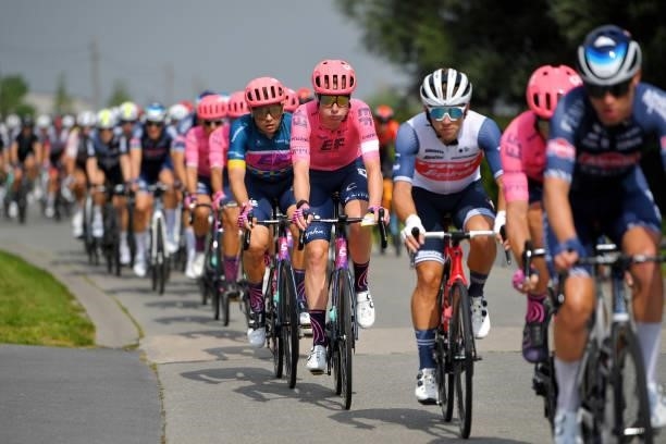 Julius Van Den Berg of Netherlands and Team EF Education - Nippo competes during the 17th Benelux Tour 2021, Stage 4 a 166,1km stage from Aalter to...