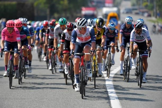 Ryan Mullen of Ireland and Team Trek - Segafredo competes during the 17th Benelux Tour 2021, Stage 4 a 166,1km stage from Aalter to Ardooie /...
