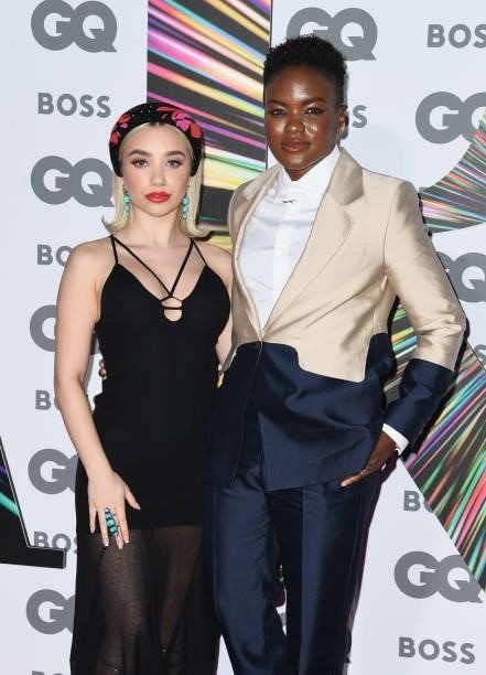 Ella Baig and Nicola Adams attend the GQ Men Of The Year Awards 2021 at the Tate Modern on September 01, 2021 in London, England.