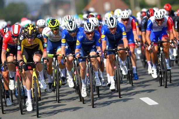 Dries Devenyns of Belgium and Team Deceuninck - Quick-Step competes during the 17th Benelux Tour 2021, Stage 4 a 166,1km stage from Aalter to Ardooie...