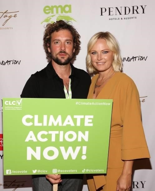Jack Donnelly and Malin Akerman attend the 2021 Environmental Media Association IMPACT Summit sponsored by Toyota, H&M Foundation & Montage...