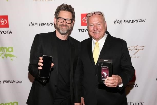 Asher Levin and John Probandt attend the 2021 Environmental Media Association IMPACT Summit sponsored by Toyota, H&M Foundation & Montage...