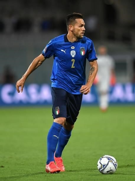 Rafael Tolói of Italy in action during the 2022 FIFA World Cup Qualifier match between Italy and Bulgaria at Artemio Franchi on September 02, 2021 in...
