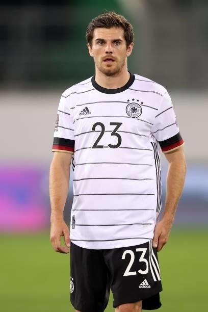 Jonas Hofmann of Germany looks on during the 2022 FIFA World Cup Qualifier match between Liechtenstein and Germany at Kybunpark on September 02, 2021...